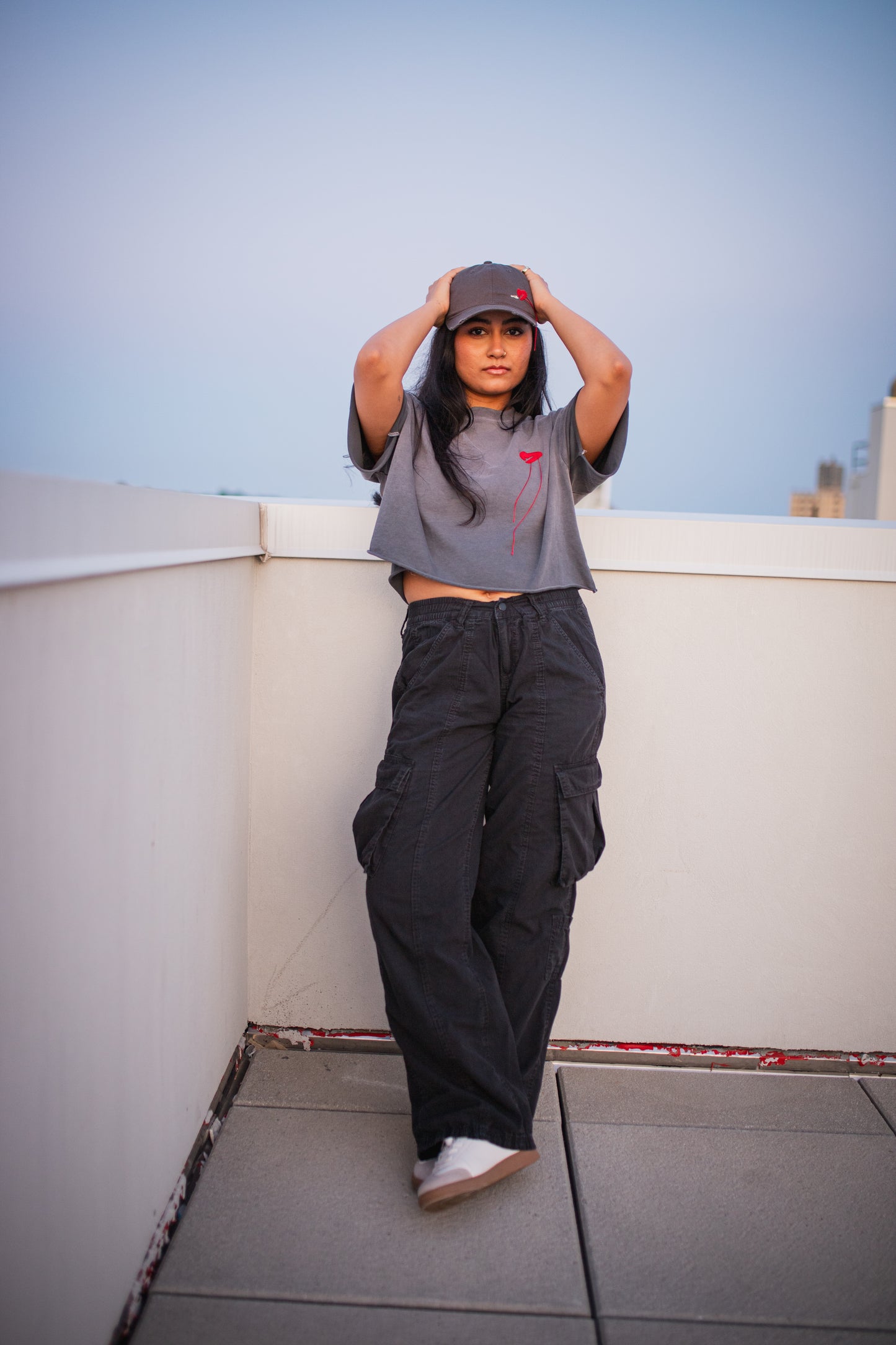 with love cropped tee